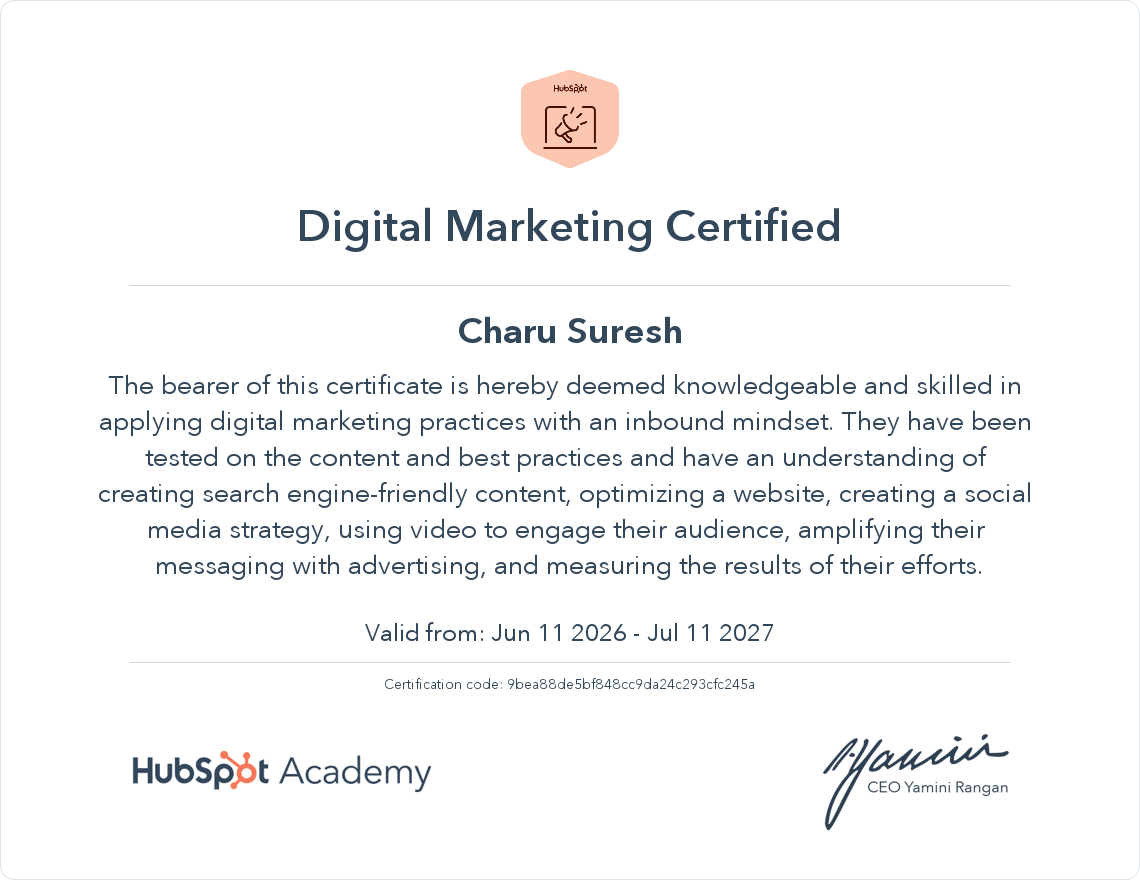HubSpot Digital Marketing
